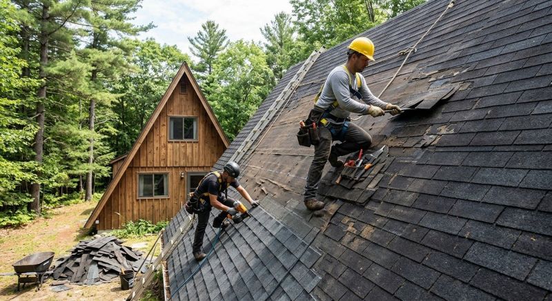 A Frame Roof Repair in Salem County, NJ