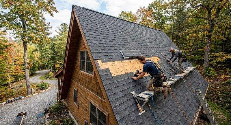 A Frame Roof Repair in Salem County, NJ