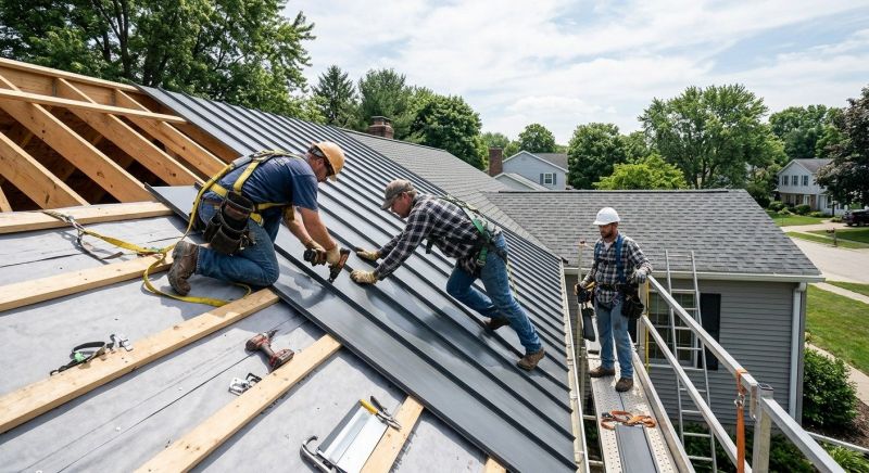 Aluminum Roof Installation in Media, PA