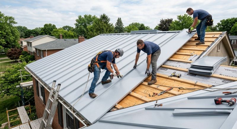 Aluminum Roof Installation in Saint Georges, DE