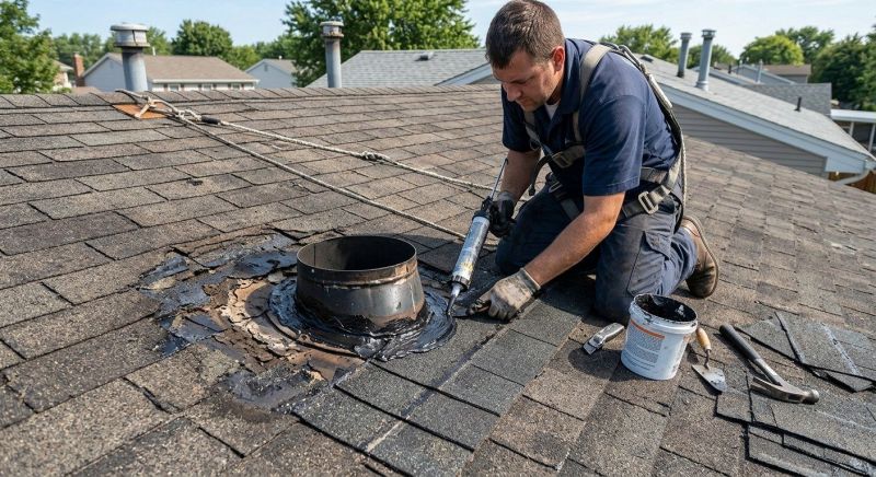 Asphalt Roof Leak Repair in Media, PA