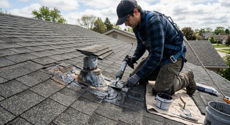 Asphalt Roof Leak Repair in Pennsville, NJ