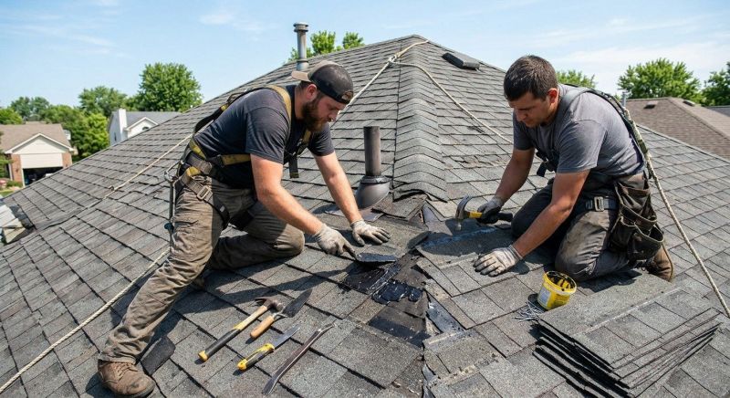 Asphalt Roof Repair in Broomall, PA