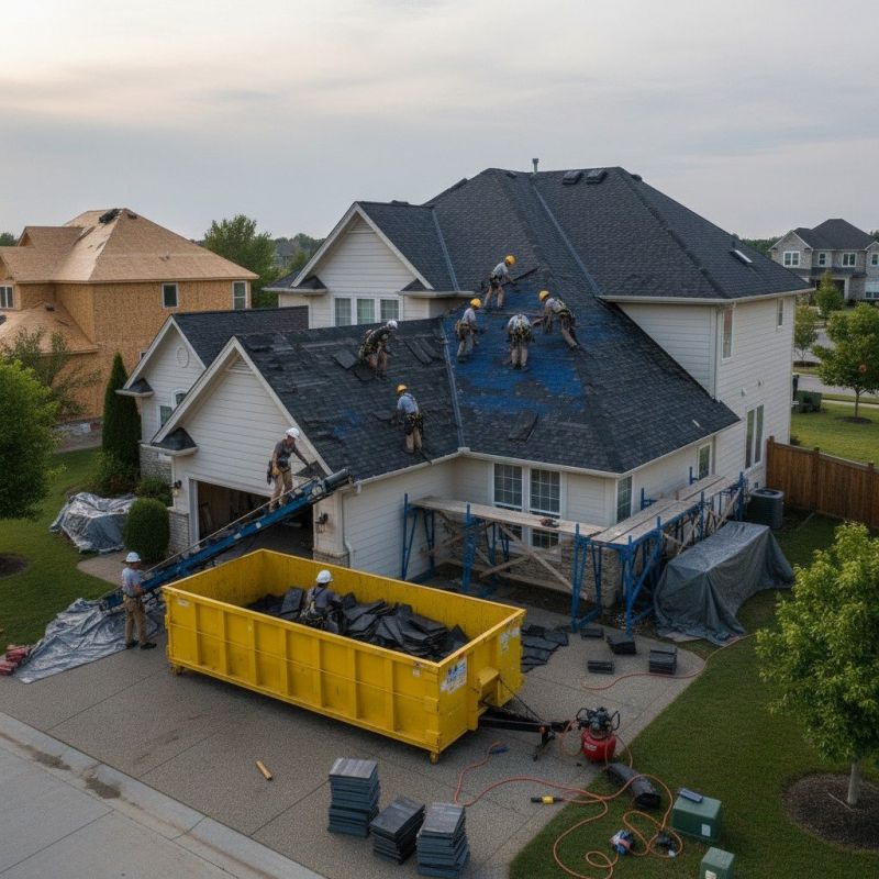 Asphalt Roof Replacement in Saint Georges, DE