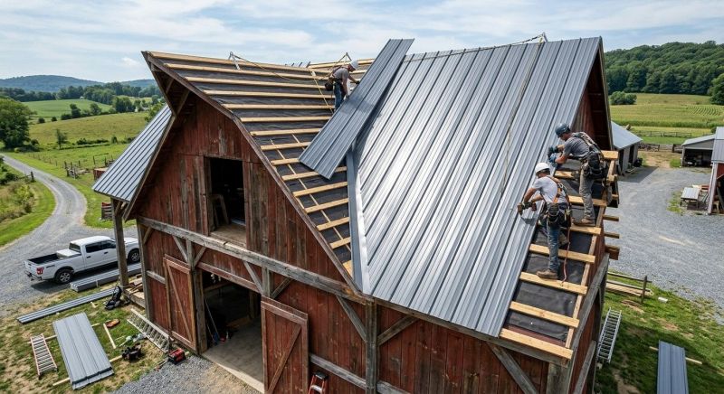 Barn Roof Installation in Salem County, NJ
