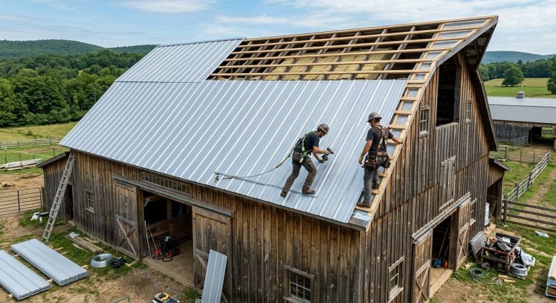 Barn Roof Installation in Salem County, NJ