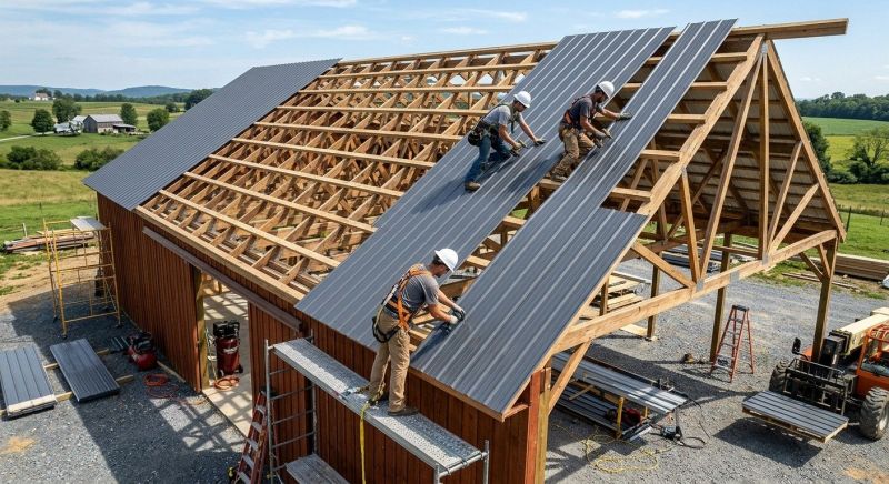 Barn Roof Installation in Salem County, NJ