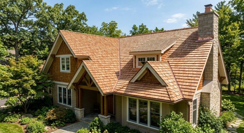 Cedar Shake Roof Construction in Media, PA