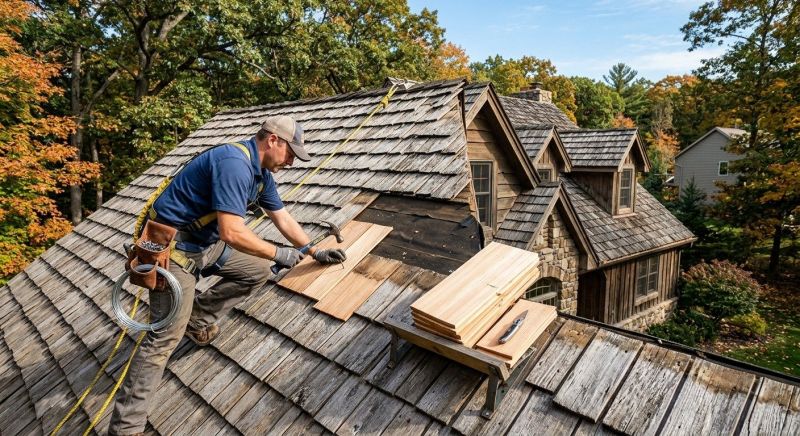 Cedar Shingles Repair in Newark, DE