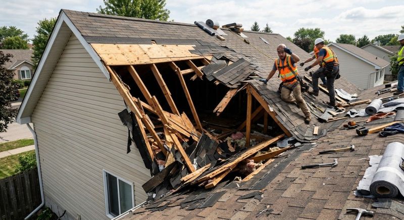 Collapsing Roof Repair in Salem County, NJ