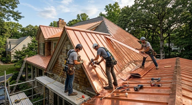 Copper Roof Installation in Salem County, NJ