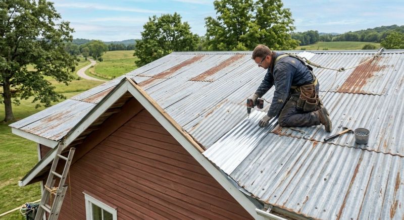 Corrugated Roof Repair in North East, MD
