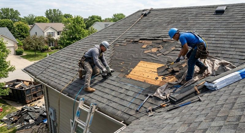 Damaged Roof Repair in Salem County, NJ