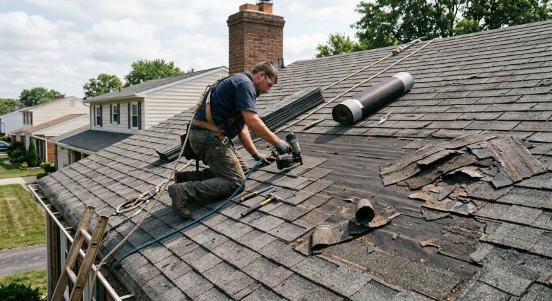 Damaged Roof Repair in New Castle County, DE