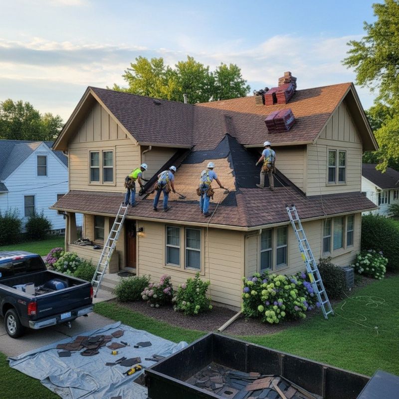 Damaged Roof Replacement in Kennett Square, PA