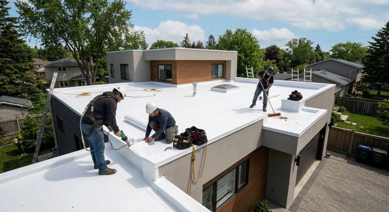 Flat Roof Installation in Odessa, DE
