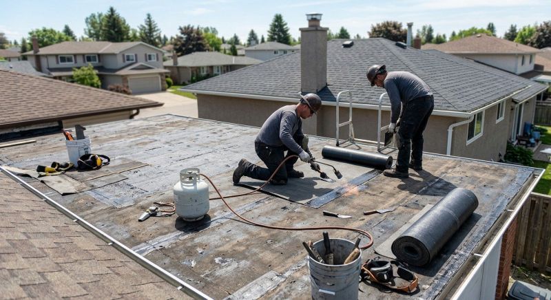Flat Roof Repair in Delaware City, DE