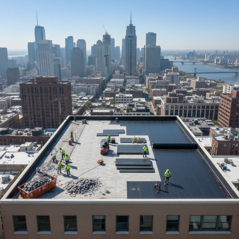 Flat Roof Replacement in Yorklyn, DE