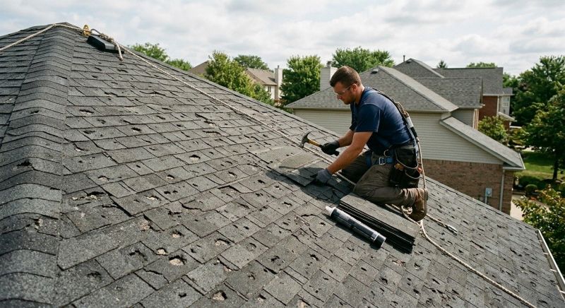 Hail Damage Roof Repair in Aston, PA