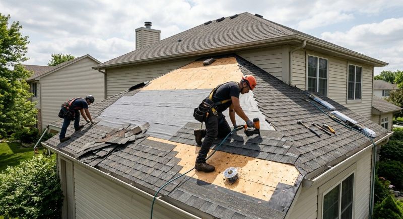 Hip Roof Shingle Replacement in Salem County, NJ