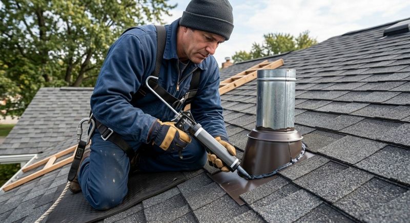 Roof Vent Flashing Repair in Salem County, NJ