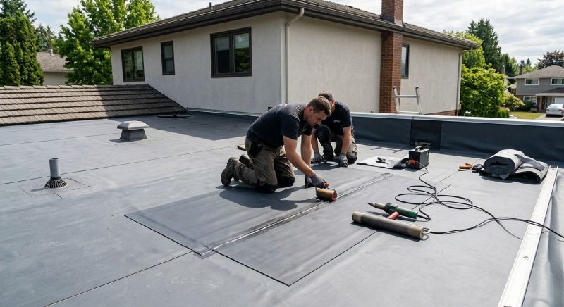 Rubber Roof Repair in Hockessin, DE