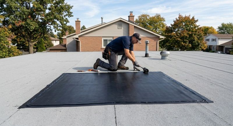 Rubber Roof Repair in New Castle County, DE