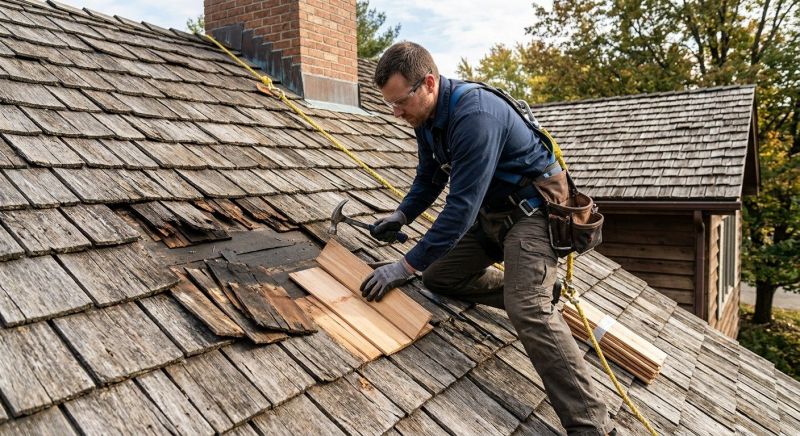 Shake Shingle Repair in Middletown, DE