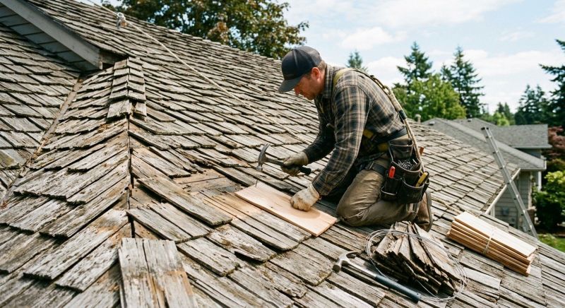 Shake Shingle Repair in Pennsville, NJ