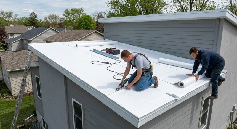 Single Ply Roof Installation in Lansdowne, PA
