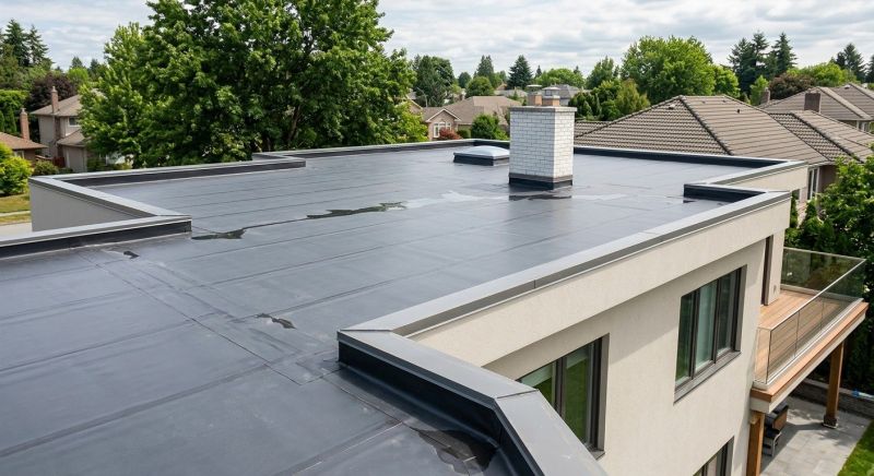 Single Ply Roof Installation in Marcus Hook, PA