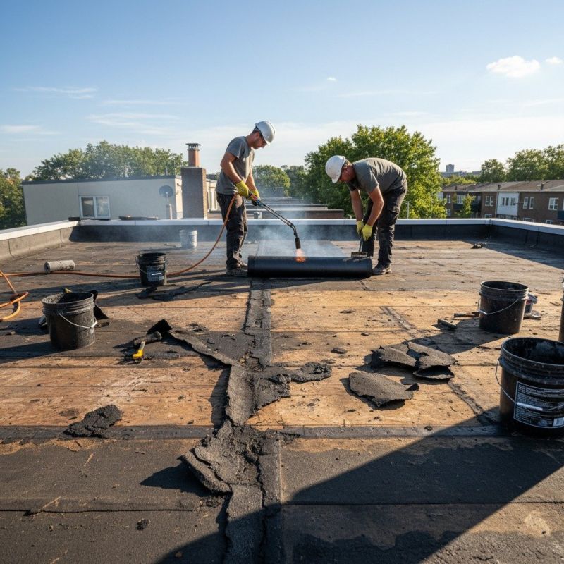 Single Ply Roof Repair in Chesapeake City, MD