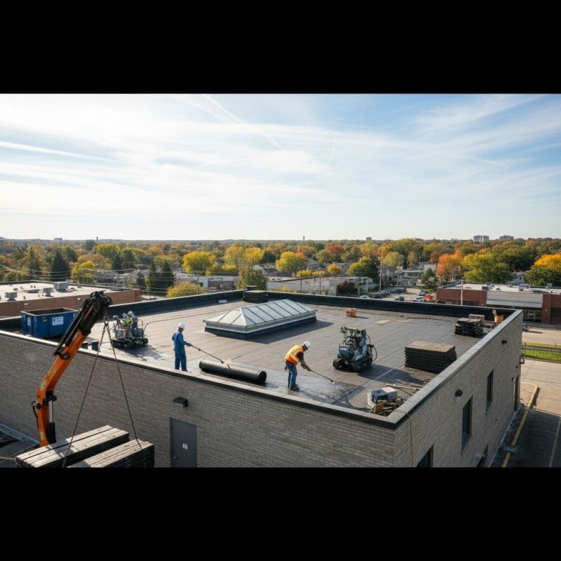 Single Ply Roof Replacement in Media, PA
