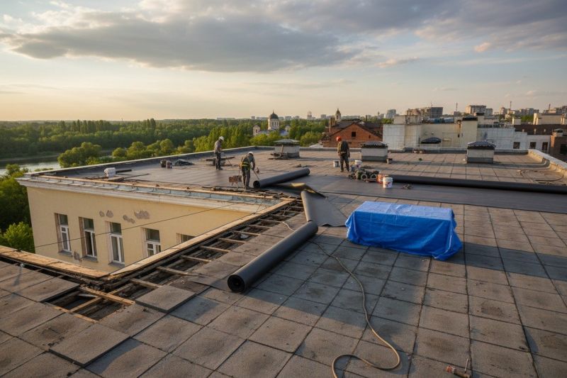 Single Ply Roof Replacement in Pennsville, NJ