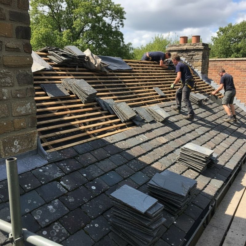 Slate Roof Replacement in Broomall, PA