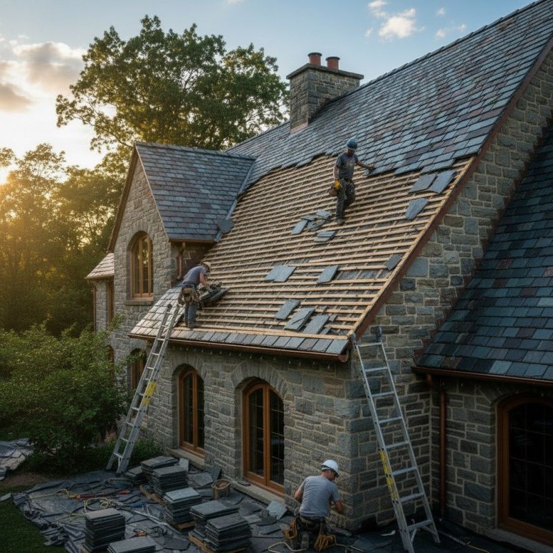 Slate Roof Replacement in Middletown, DE