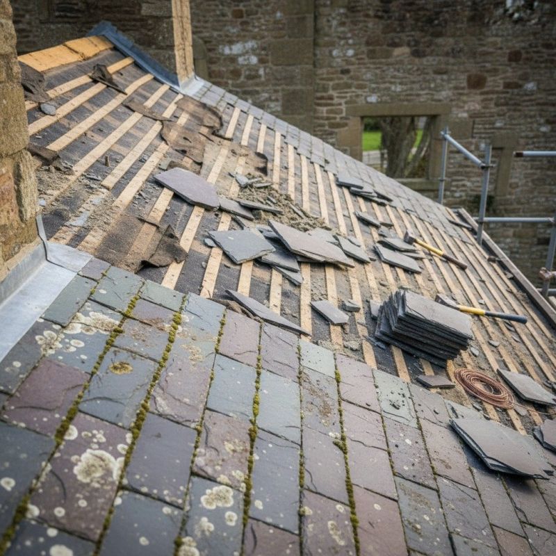 Slate Roof Replacement in New Castle County, DE