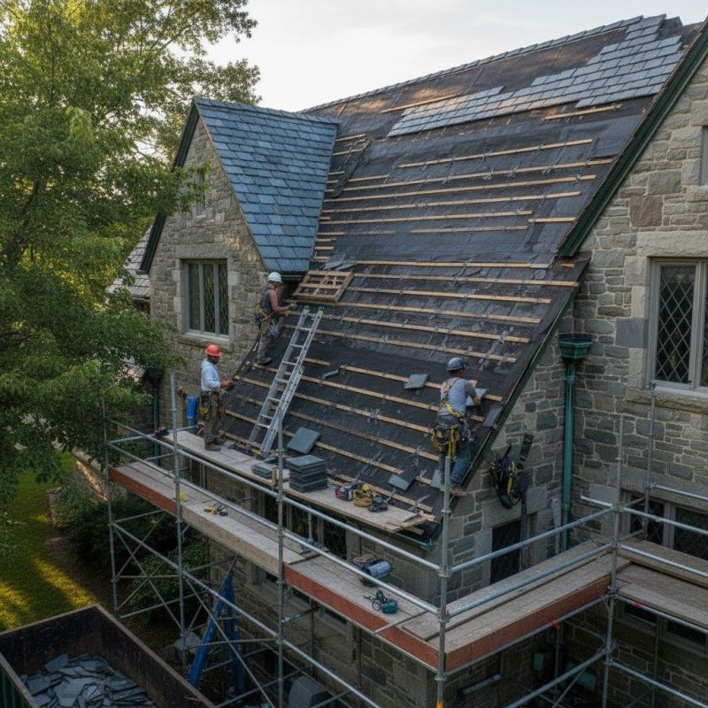 Slate Roof Replacement in Odessa, DE