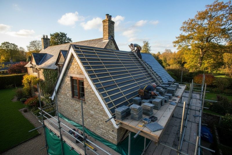 Slate Roof Replacement in Townsend, DE