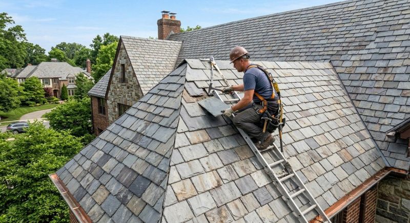 Slate Shingle Replacement in Salem County, NJ