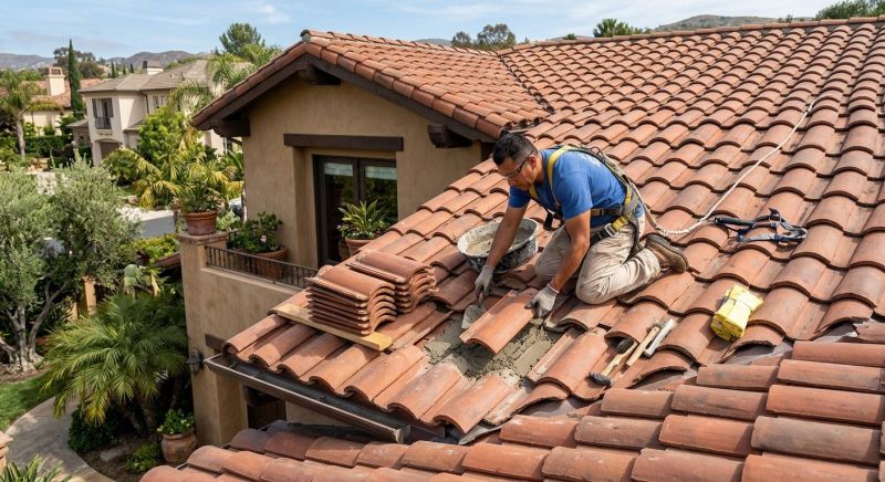Spanish Tile Roof Repair in Salem County, NJ
