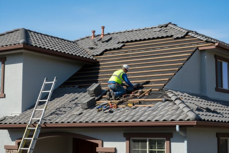 Spanish Tile Roof Repair in Salem County, NJ