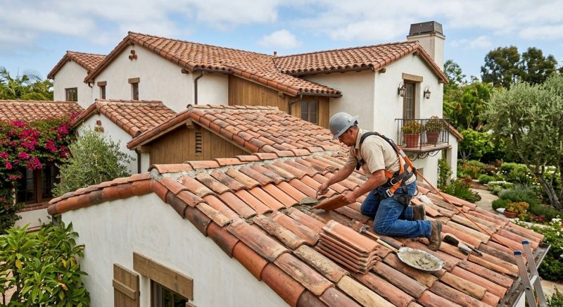 Spanish Tile Roof Repair in Salem County, NJ