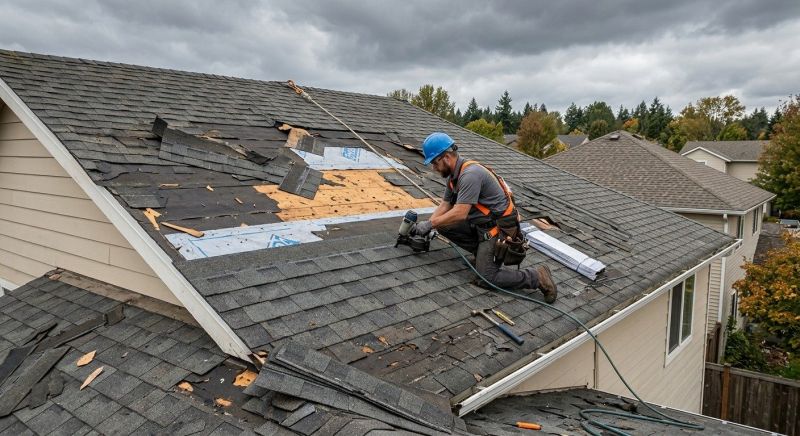 Storm Damage Roof Repair in Delaware County, PA