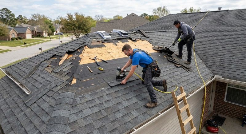 Storm Damage Roof Repair in Delaware County, PA