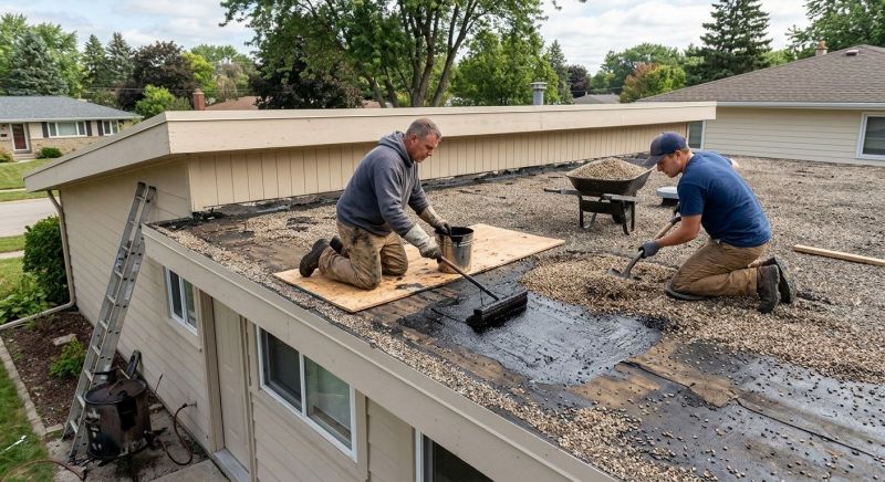 Tar And Gravel Roof Repair in Clifton Heights, PA