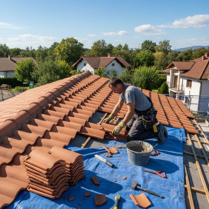Tile Roof Repair in Saint Georges, DE