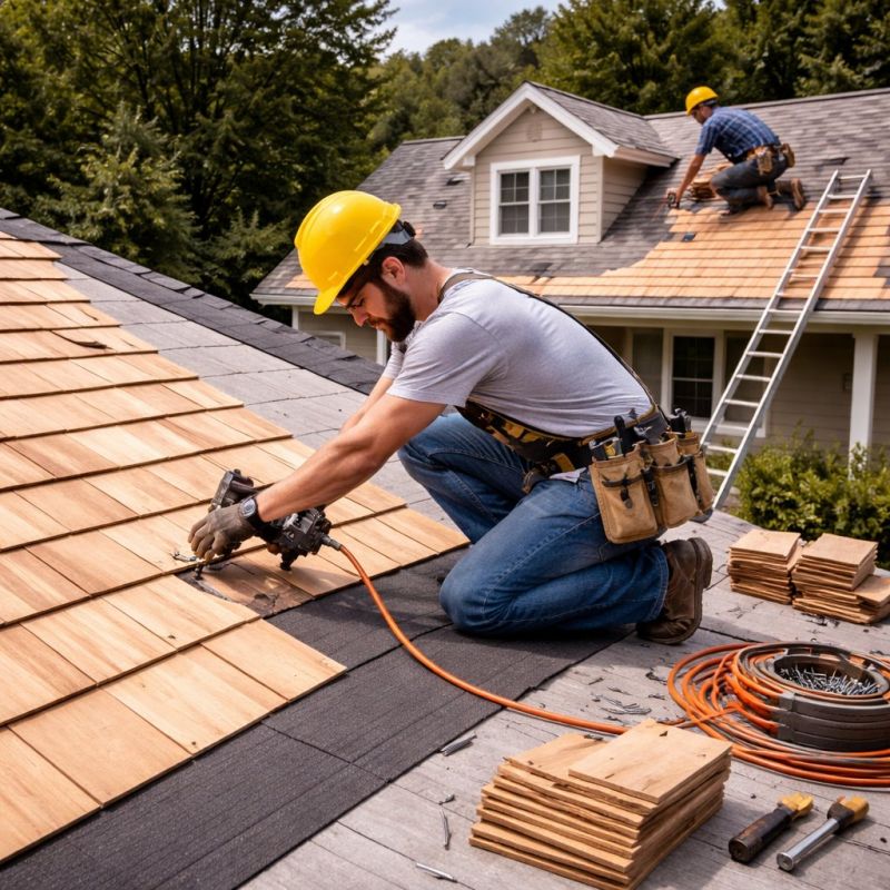 Wood Roofing Installation in Claymont, DE