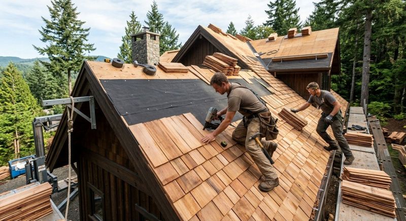 Wood Roofing Installation in Claymont, DE
