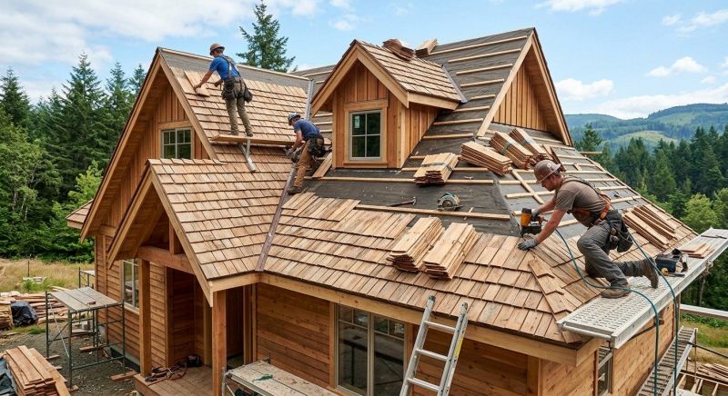 Wood Roofing Installation in Delaware County, PA